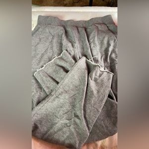 Grey sweatpants
